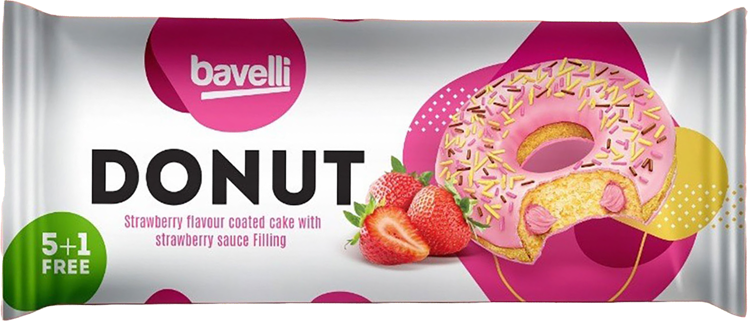 BAVELLI DONUT STRAWBERRY 1x240g