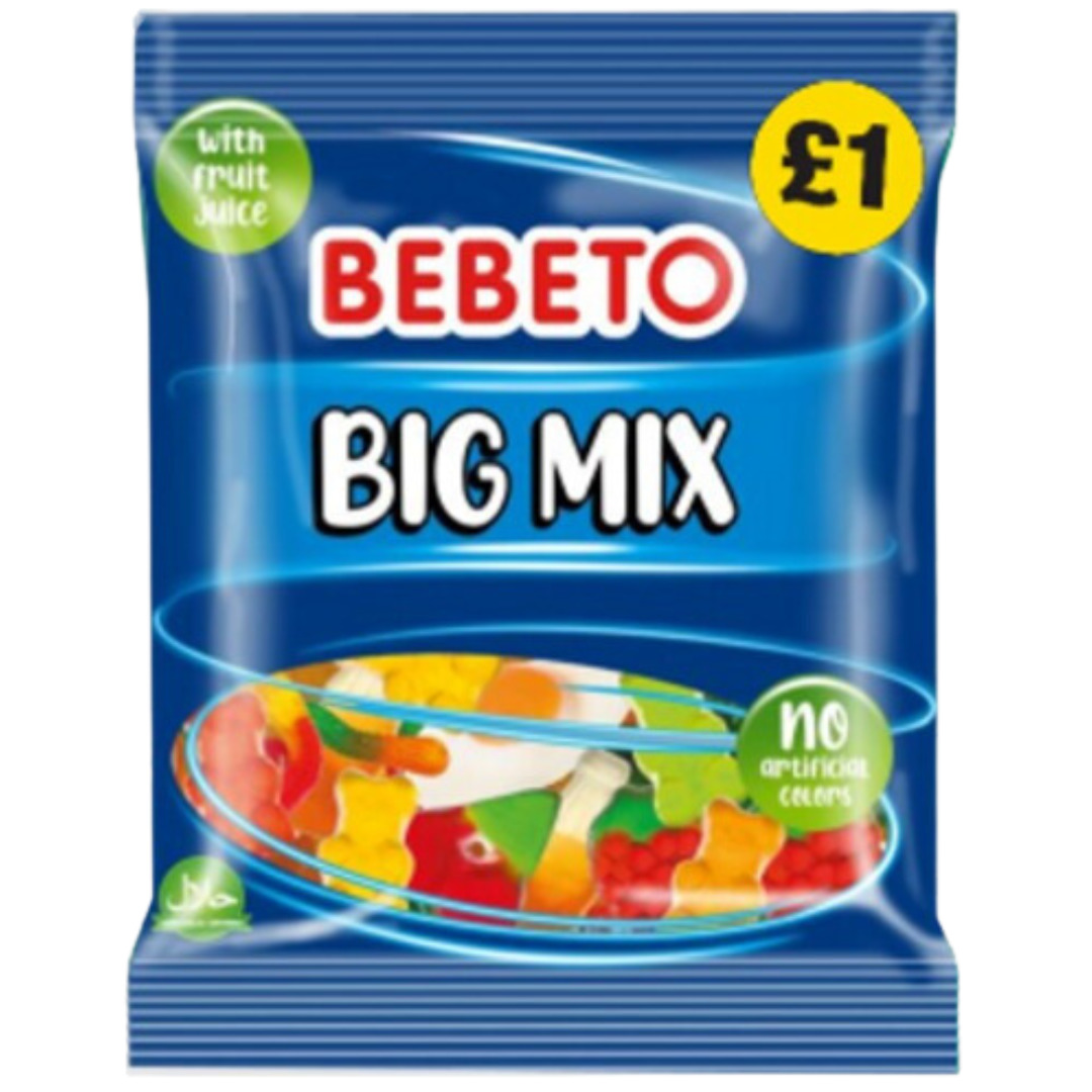 £1 BEBETO BIG MIX 10x150g