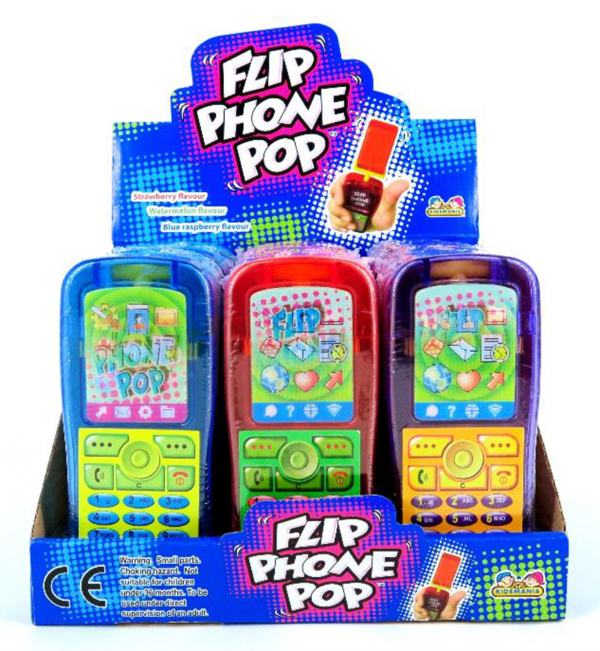 KIDSMANIA FLIP PHONE POP x 12's RRP