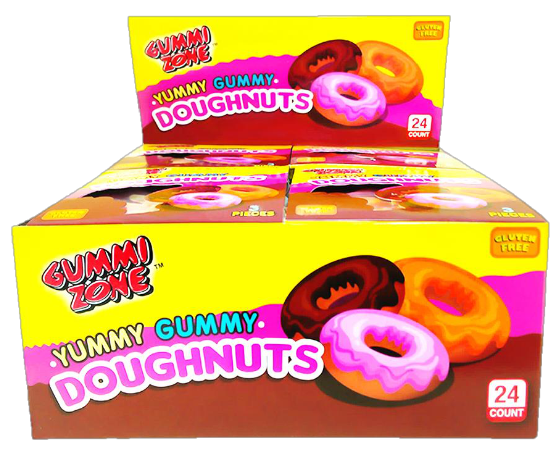 GUMMY ZONE DOUGHNUTS x 24's RRP 39p