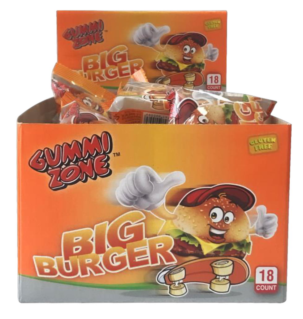GUMMY ZONE BIG BURGER x 18's RRP