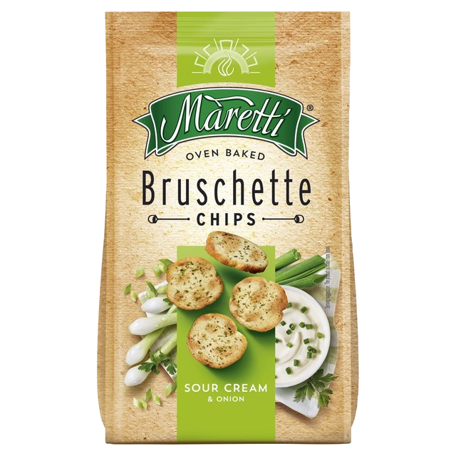 BRUSCHETTE SOUR CREAM & ONION 1x70g