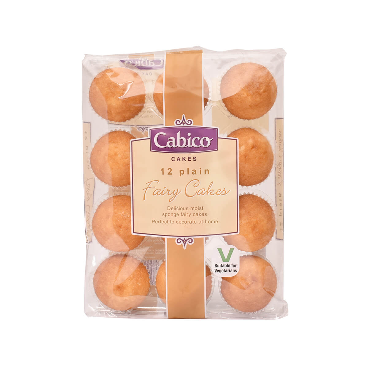CABICO PLAIN FAIRY CAKES 1x180g     new