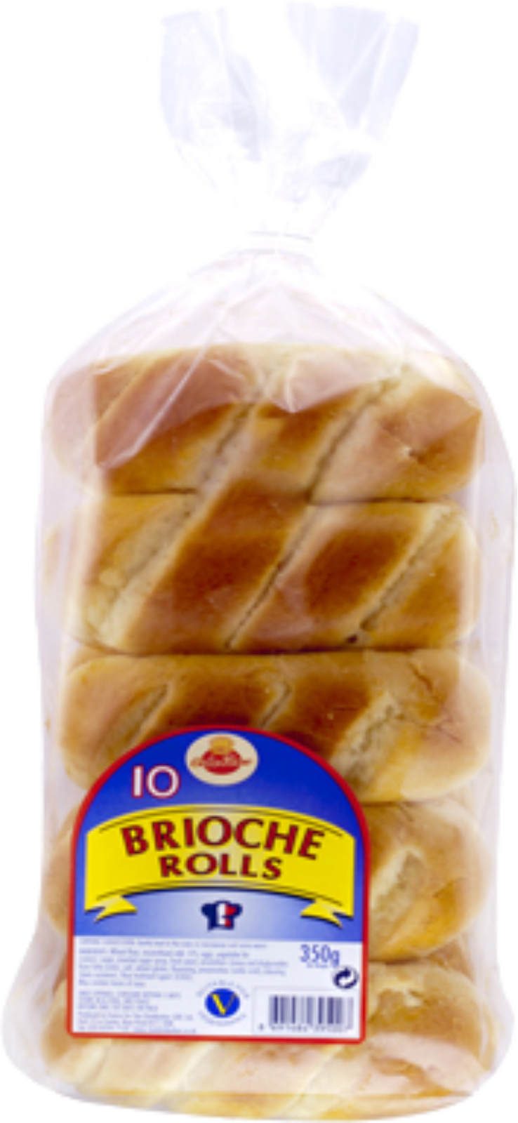 BRIOCHE ROLLS PLAIN 1x350g