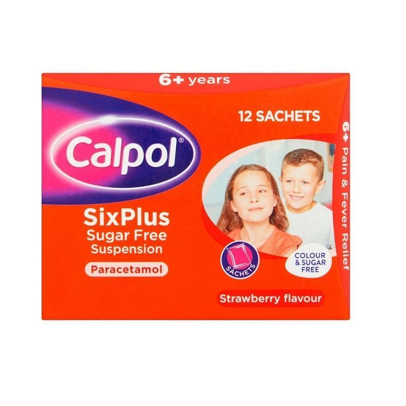CALPOL STW s/free 6x12's sachets +6yrs