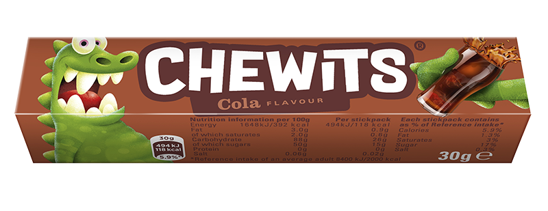 CHEWITS COLA STICKS  40x32g