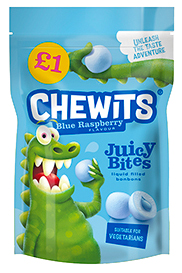 CHEWITS XTR SOUR APPLE *POUCH* 10x115g