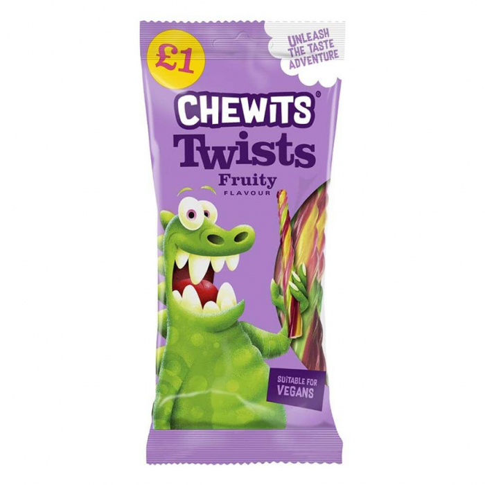 CHEWITS FRUITS TWIST LACES 12x160g