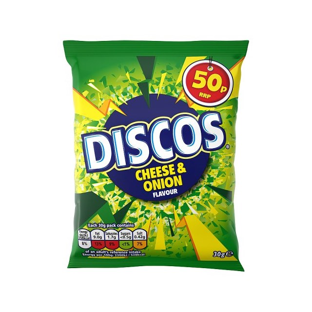 DISCOS CHEESE & ONION (30x30g)