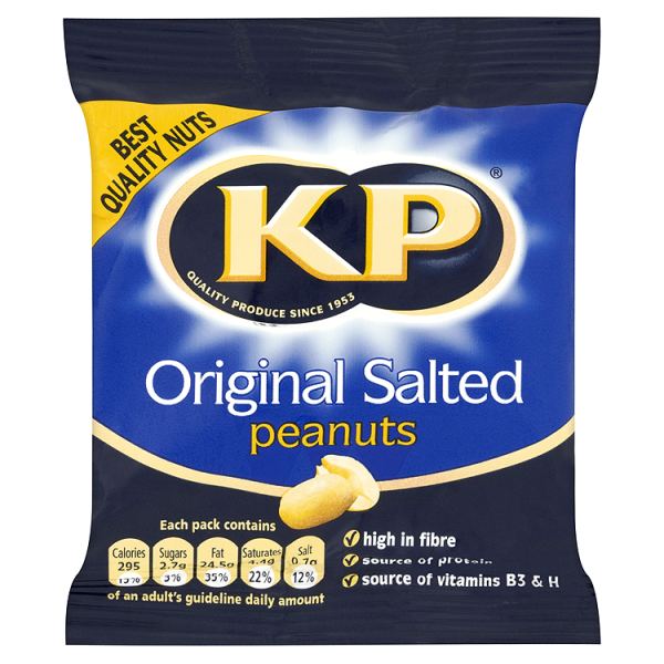 KP ORG SALT P/NUT CARDED 21x50g