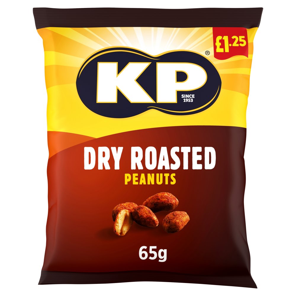 KP DRY ROASTED PEANUT 16x65g