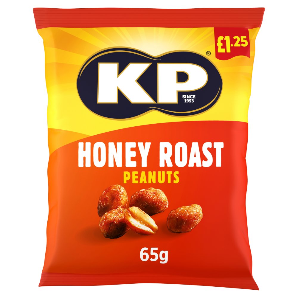 KP HONEY ROAST PEANUTS 16x65g