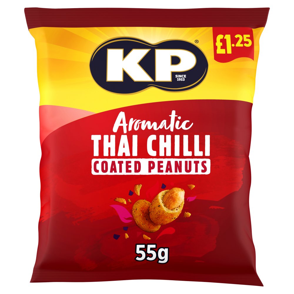 KP THAI CHILLI COATED PEANUT 16x55g