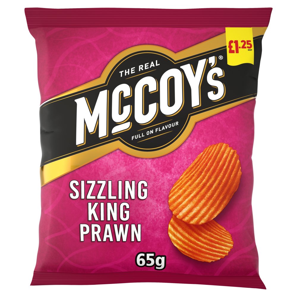 McCOY SIZZLING KING PRAWN 20x65g