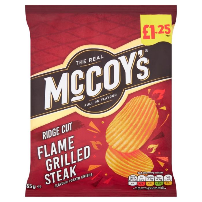 McCOY FLAME GRILL STEAK 20x65g
