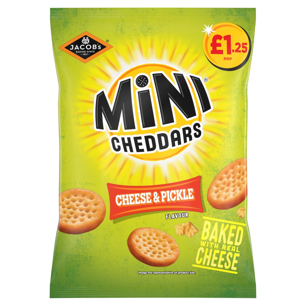 MINI CHEDDARS CHEESE&PICKLE 15x90g