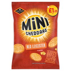MINI CHEDDARS REDLEICESTER 15x90g
