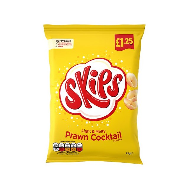 SKIPS PRAWN COCKTAILS 16x45g
