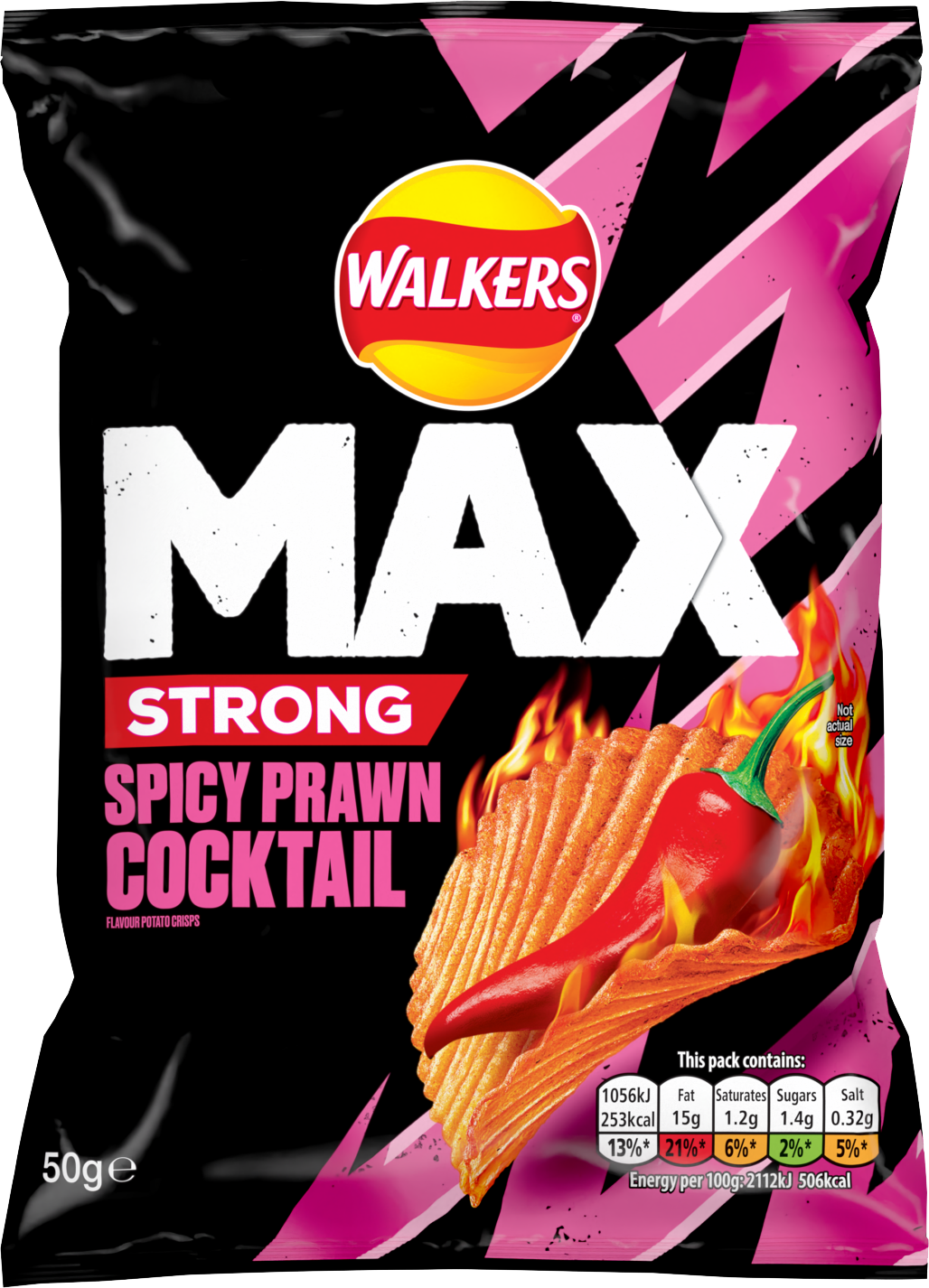 MAX FIERY PRAWN COCKTAIL 24x50g