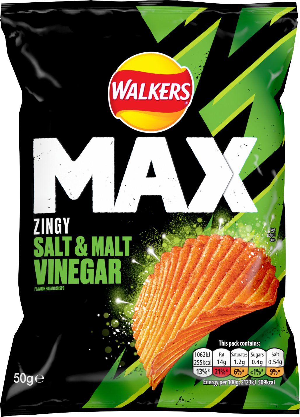 MAX SALT & MALT VINEGAR 24x50g