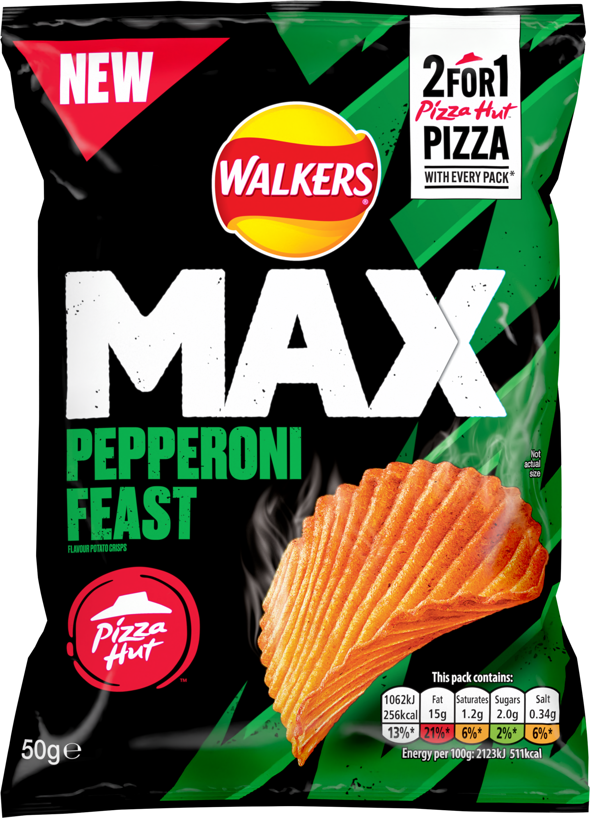 MAX PIZZA HUT PEPPERONI FEAST 24x50g