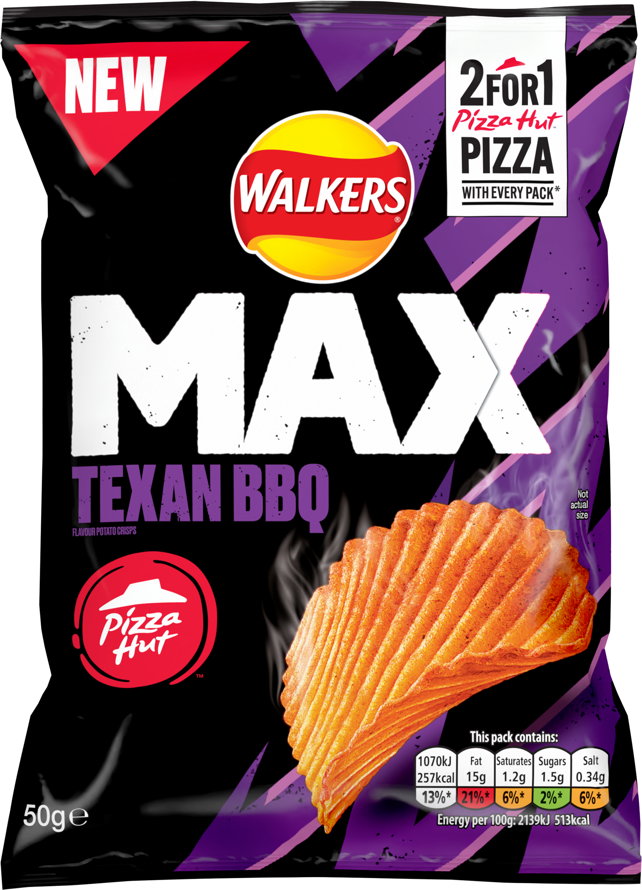 MAX PIZZA HUT TEXAS BBQ 24x50g