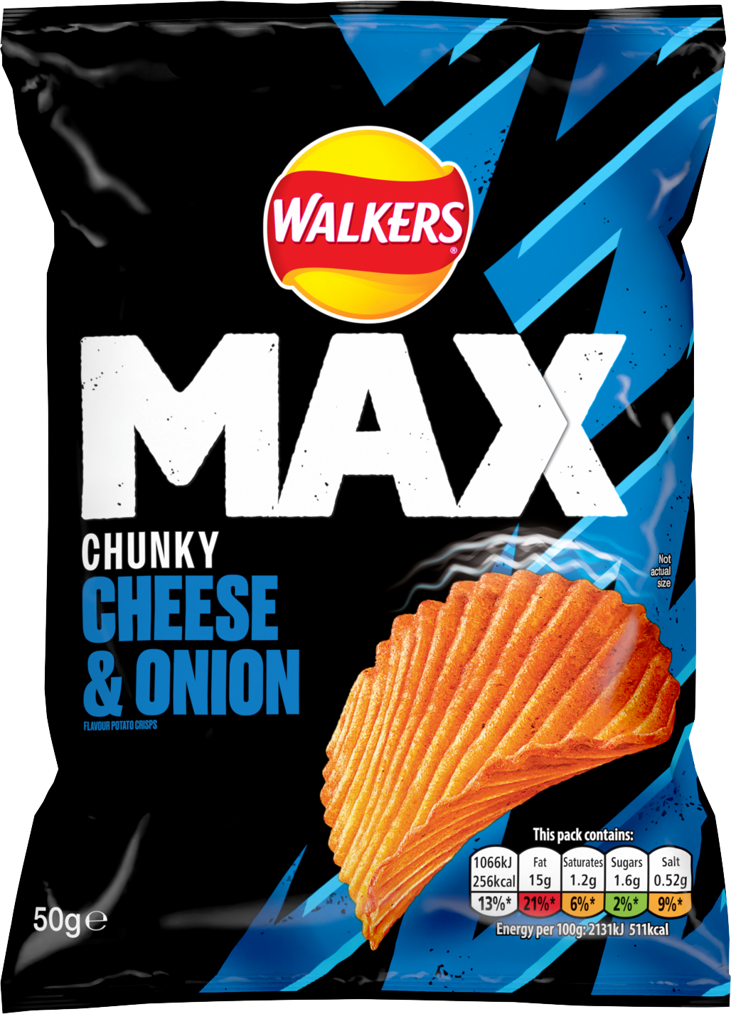 MAX CHEESE & ONION 24x50g