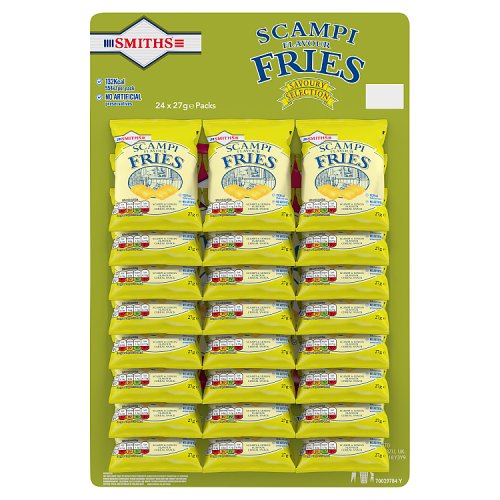 SMITHS SCAMPI FRIES CARDED 24x27g
