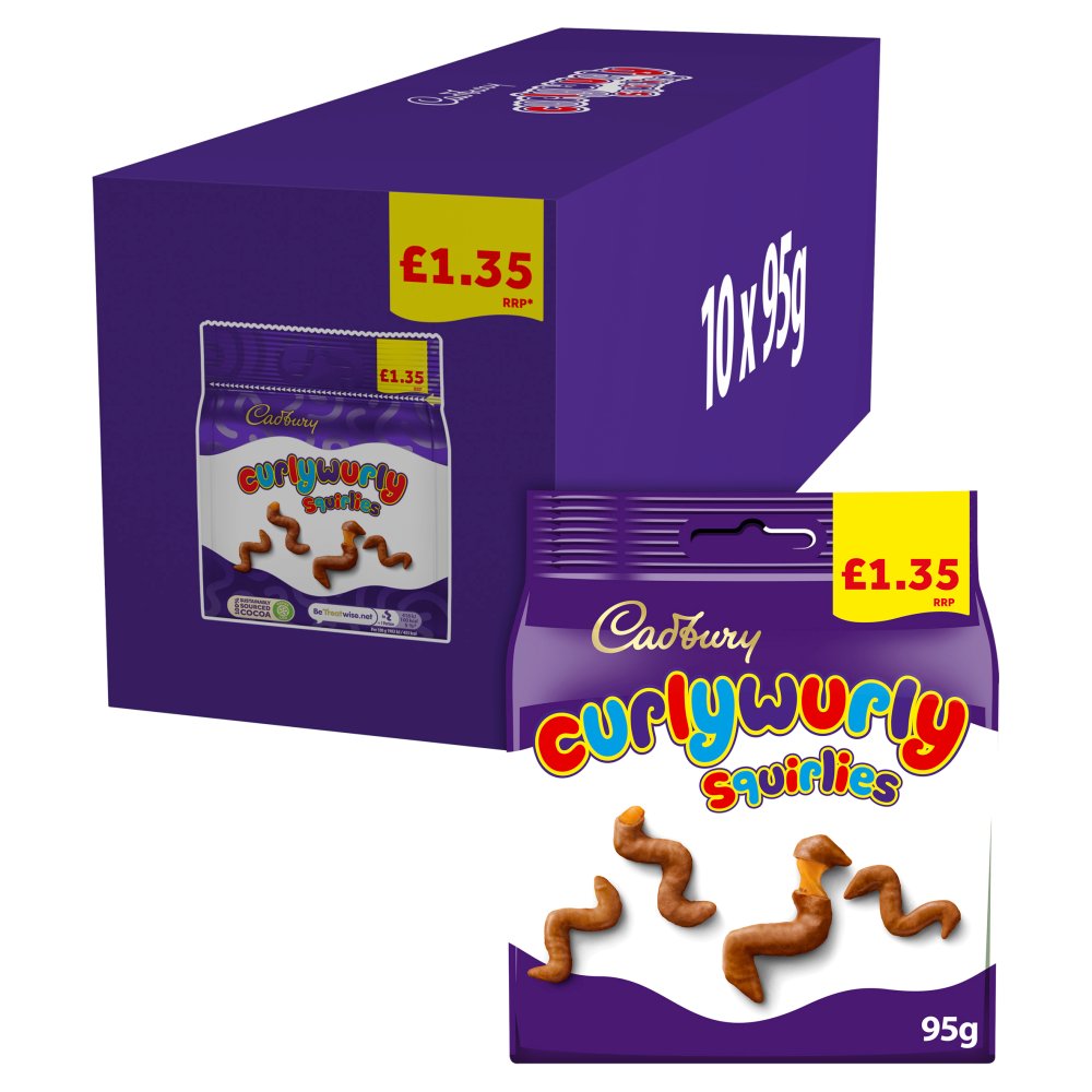 CAD CURLY WURLY *BAGS* 10x85g