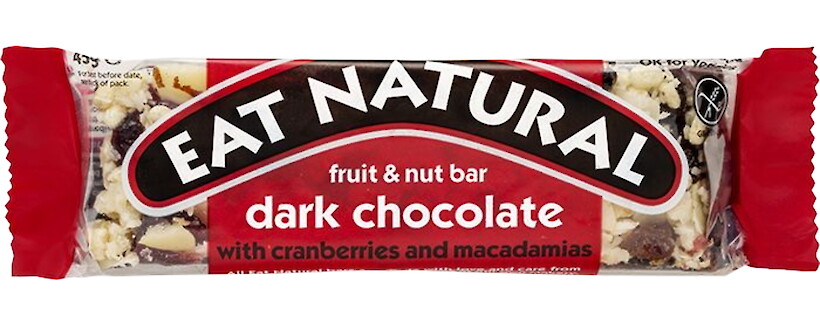 E/NAT Cranberry Macademia & dark choc 12x45g
