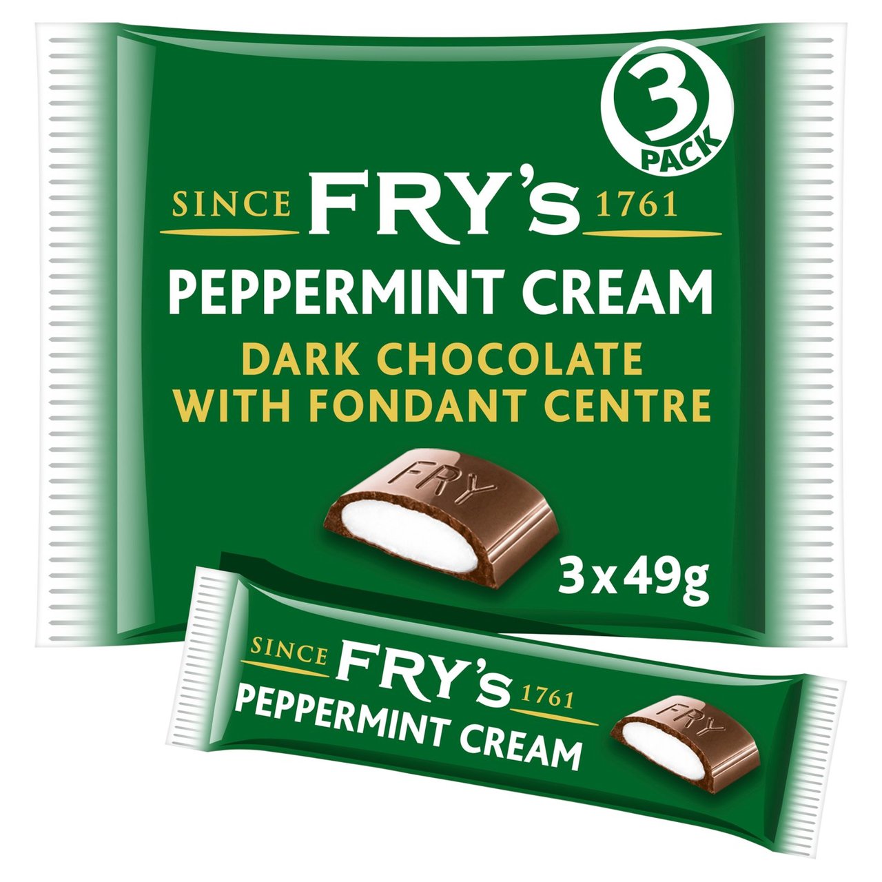FRY'S PEPPERMINT 1x3pkx147gm