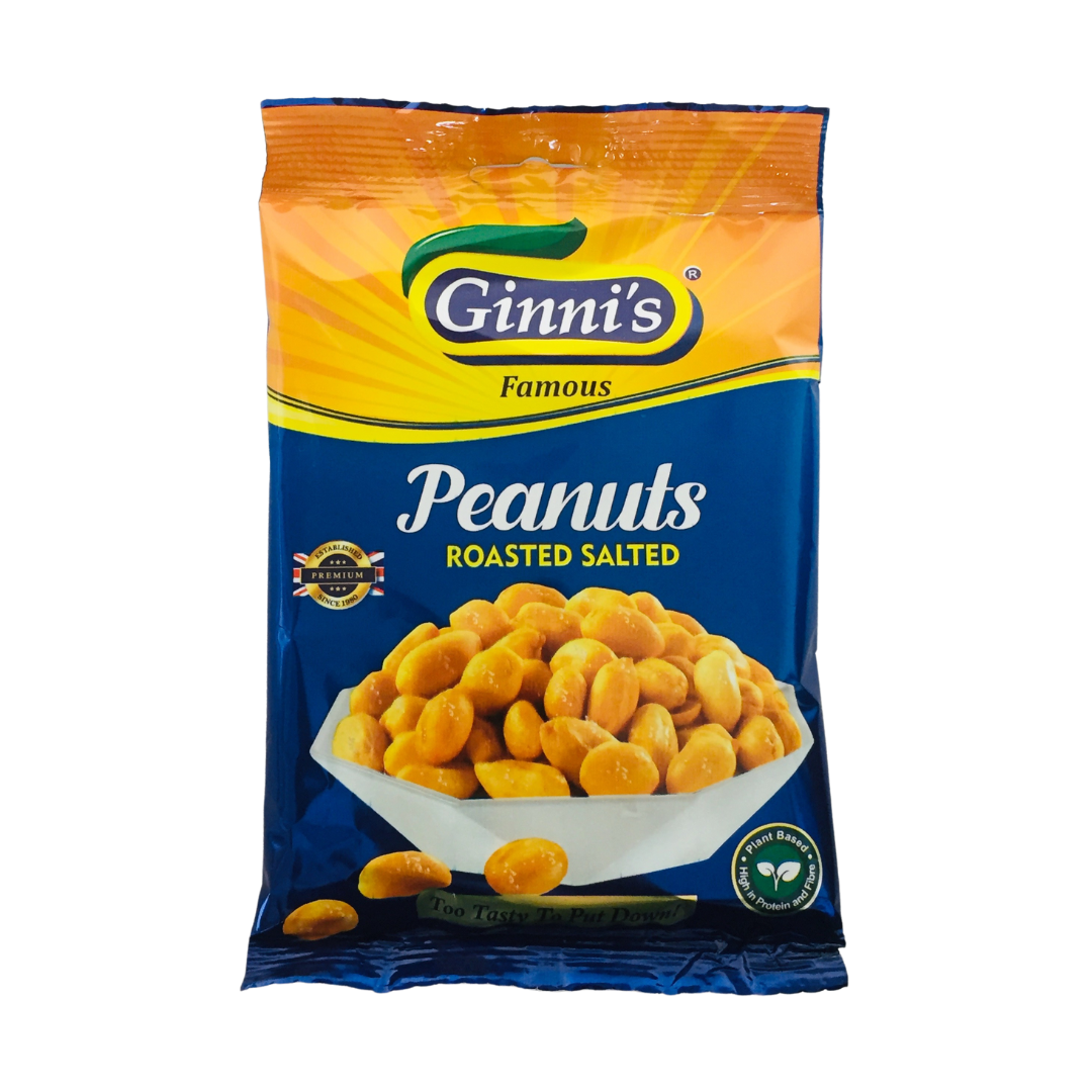 GINNI ROASTED&SALTED PEANUTS (10x100g)