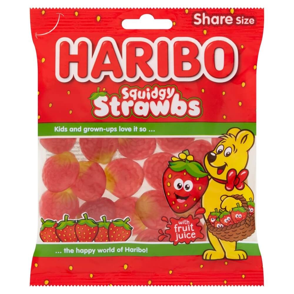 HARIBO SQUIDGY STRAWBS (12x160g)