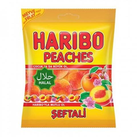 HARIBO HALAL HAPPY PEACHES SWEET (24x100g)