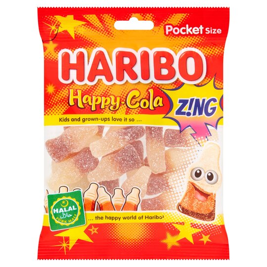 HARIBO HALAL HAPPY COLA ZING (24x100g)