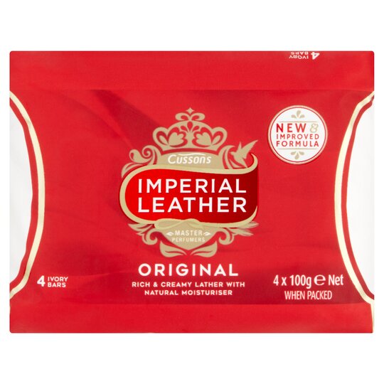 IMPERIAL LEATHER SOAP ORIGNAL 4x100g