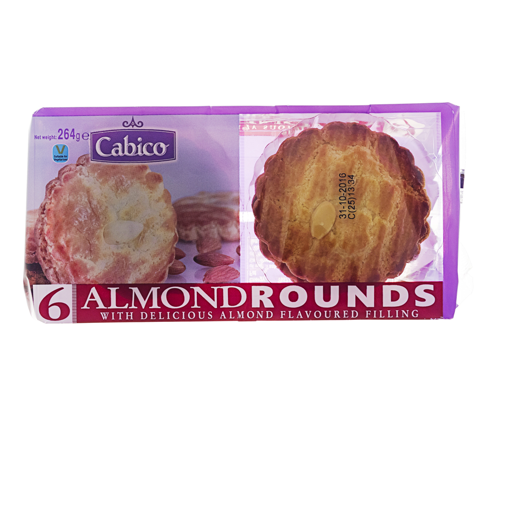 CABICO 6 ALMOND ROUNDS 1x255g