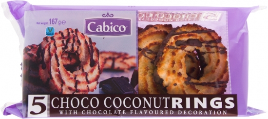 CABICO 6 CHOCCOCONUTRINGS 1x200g