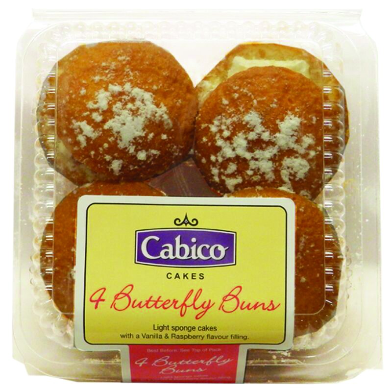 CABICO 4 BUTTERFLY BUNS 1x140g
