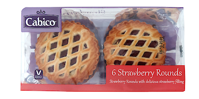 CABICO 6 STRAWBERRY ROUNDS 1x255g