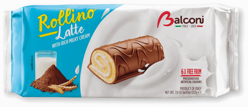 BALCONI 6 ROLLINO MILK LATTE 1x222g