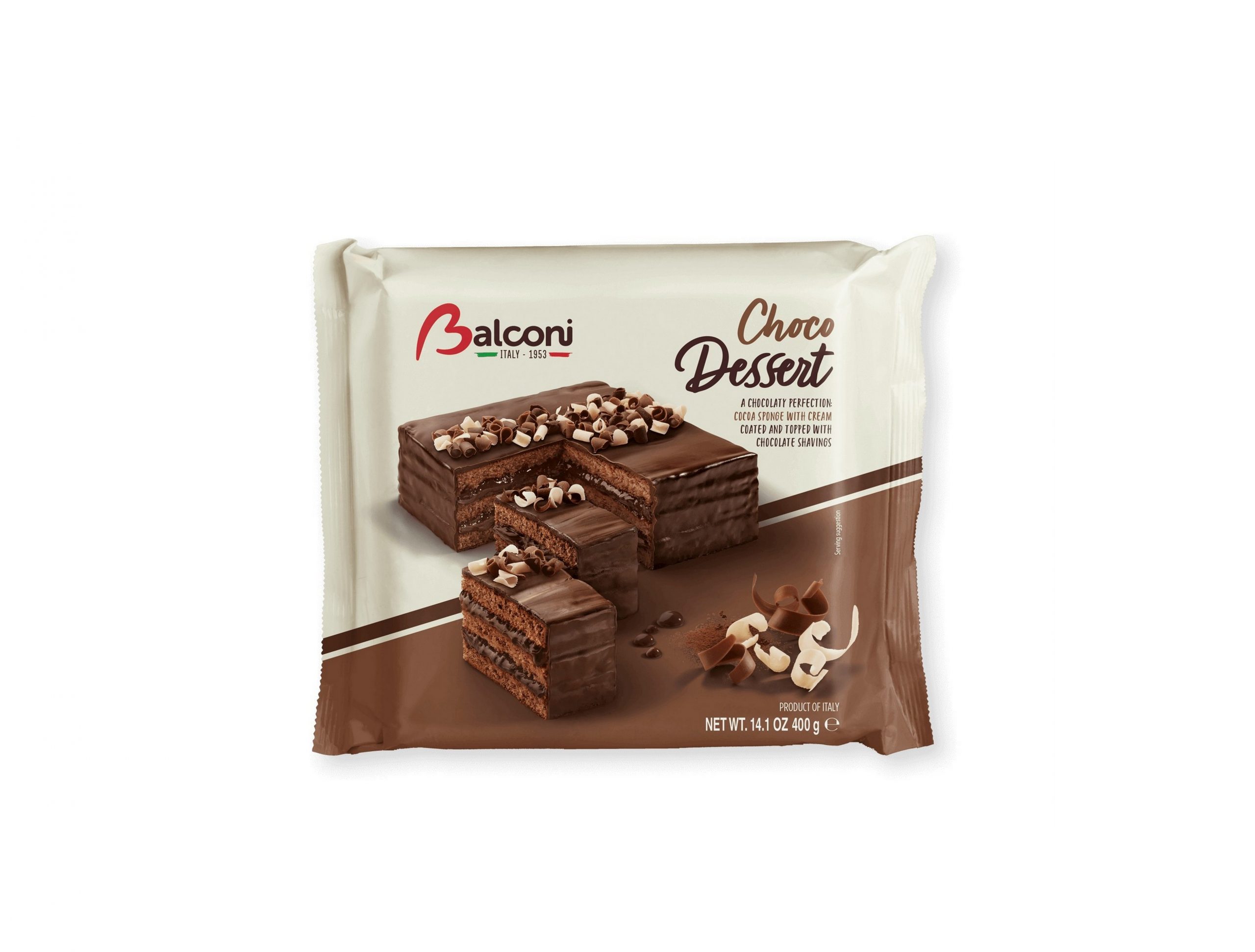 BALCONI CHOCOLATE DESSERT CAKE 1x400gm