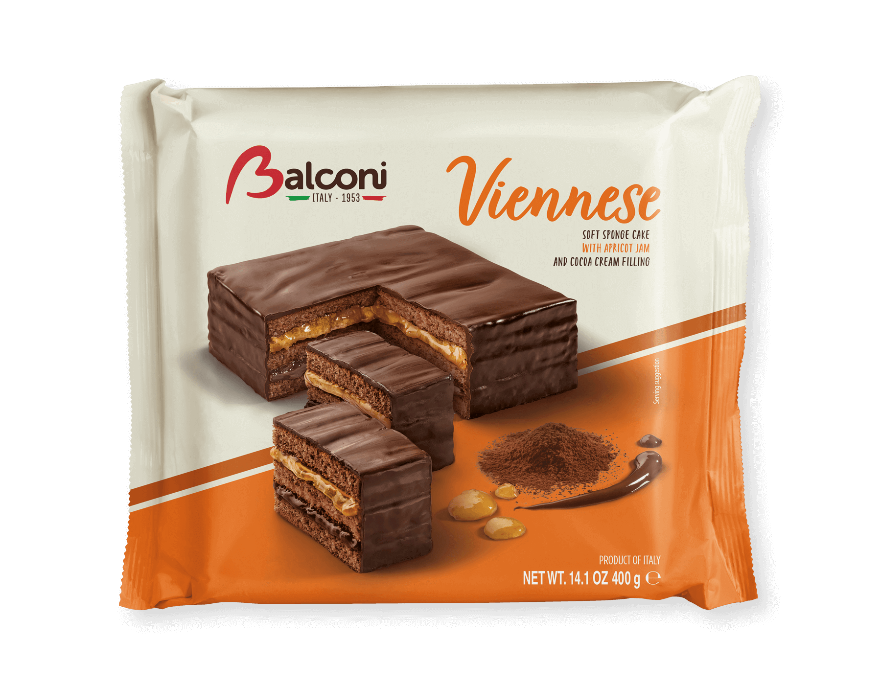 BALCONI VIENNA DESSERT CAKE 1x400gm