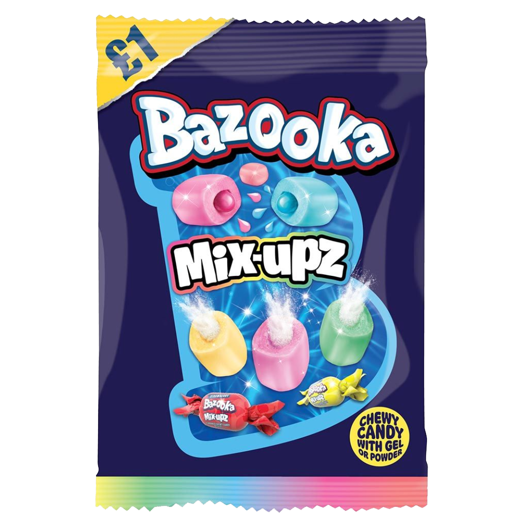 £1 BAZOOKA MIX UPZ BAG 12x120g