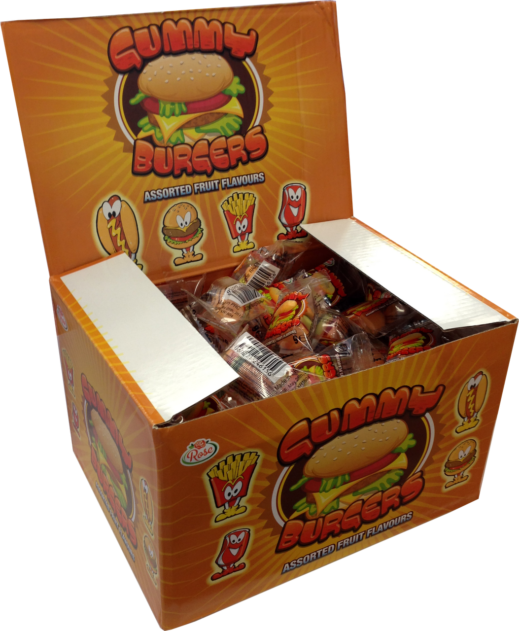 GUMMY BURGERS 100 x RRP15p