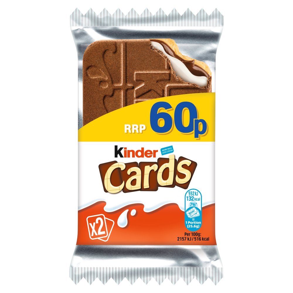 60p KINDER CARDS 30x26g