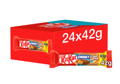 KITKAT CHUNKY PEANUT (24x42g) *new*