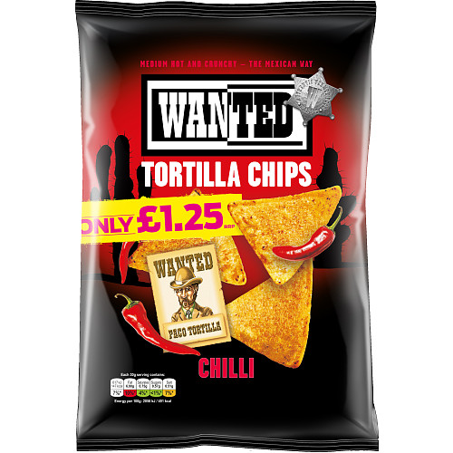 W/TED TORTILA CHIPS CHILI(12x125g)