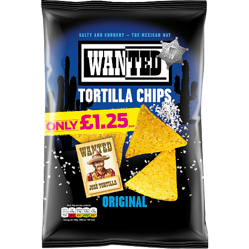 W/TED TORTILA CHIPS SALTED(12x125g)