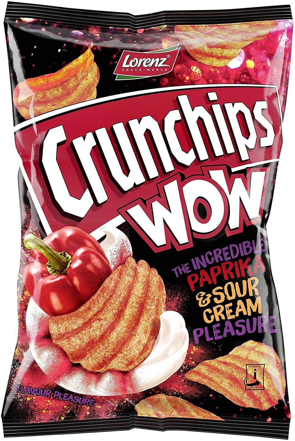 WOW CRNCHPS PARIKA & SRCREAM 12x80g